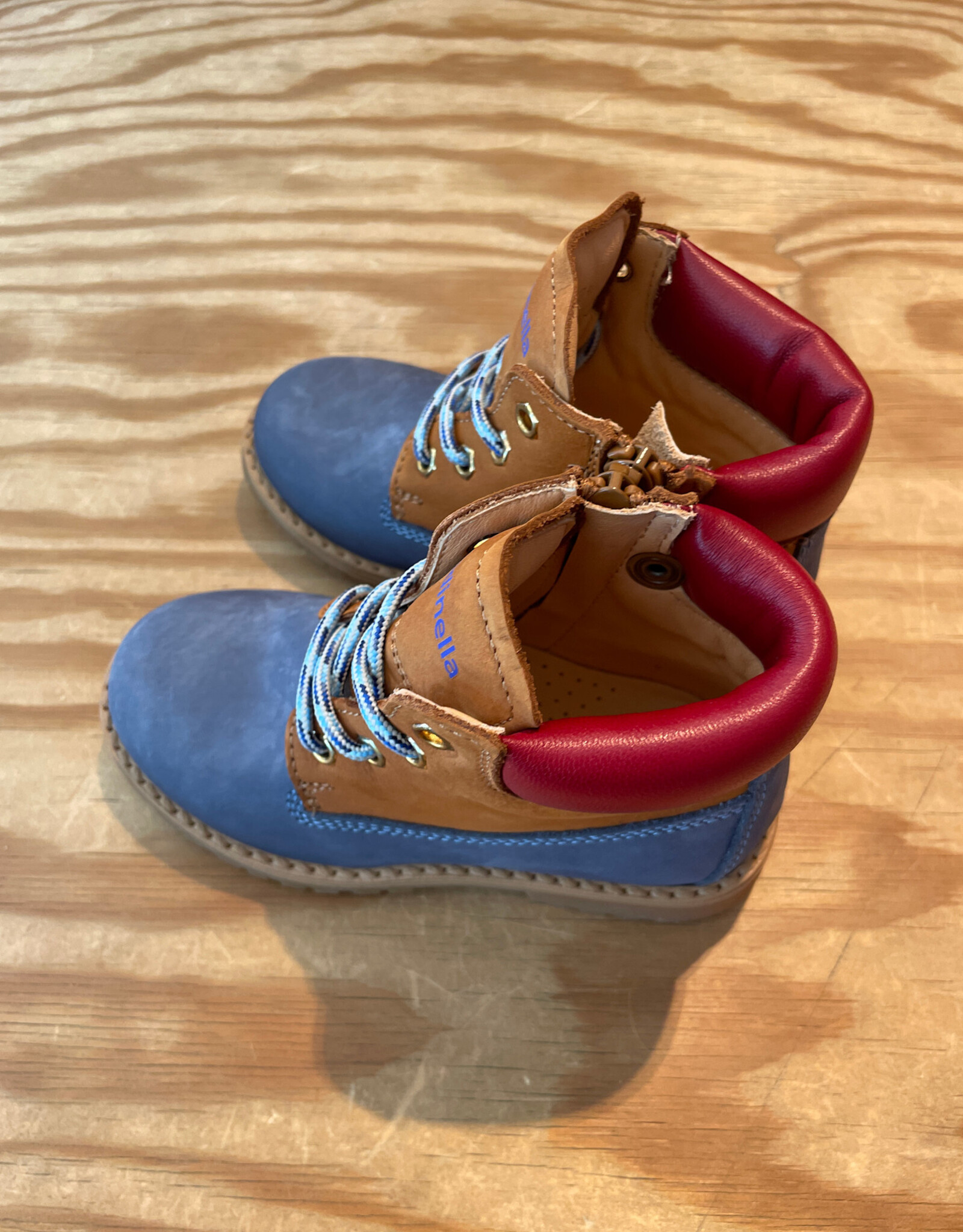 RONDINELLA RONDINELLA 4432-4 BOOTS BLU/ROSSO