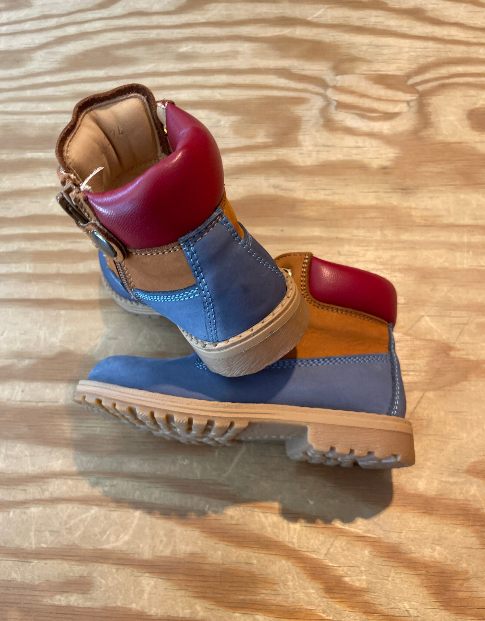 RONDINELLA RONDINELLA 4432-4 BOOTS BLU/ROSSO
