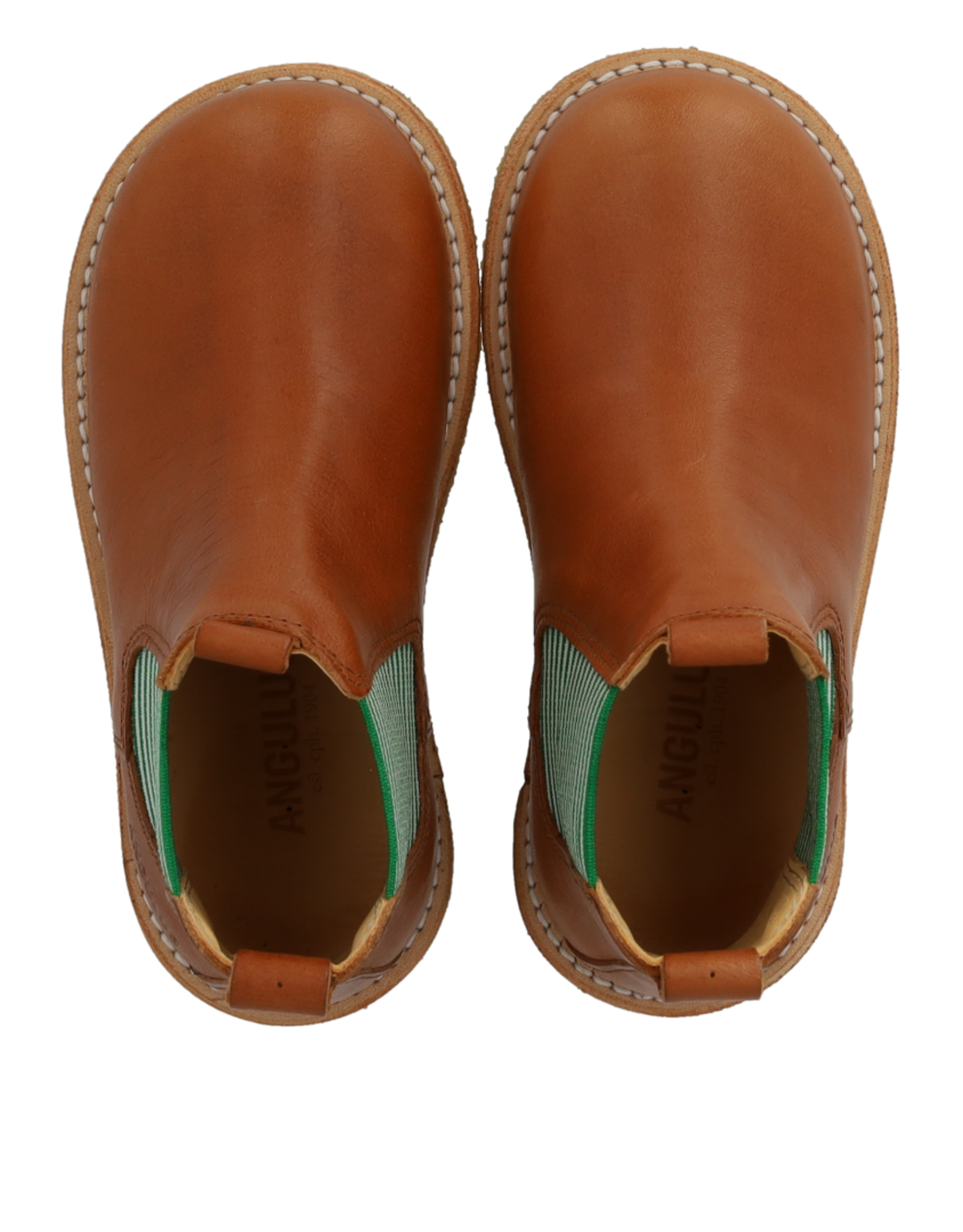 ANGULUS ANGULUS CHELSEA BOOT COGNAC/STRIPES
