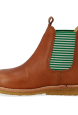 ANGULUS ANGULUS CHELSEA BOOT COGNAC/STRIPES