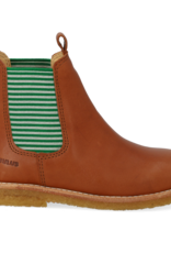 ANGULUS ANGULUS CHELSEA BOOT COGNAC/STRIPES