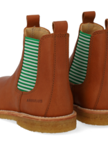 ANGULUS ANGULUS CHELSEA BOOT COGNAC/STRIPES
