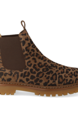 ANGULUS ANGULUS CHELSEA BOOT LEOPARD BROWN