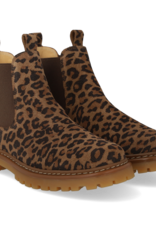 ANGULUS ANGULUS CHELSEA BOOT LEOPARD BROWN