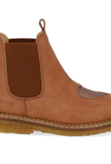 ANGULUS ANGULUS CHELSEA BOOT WITH HEART TAN