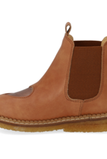ANGULUS ANGULUS CHELSEA BOOT WITH HEART TAN