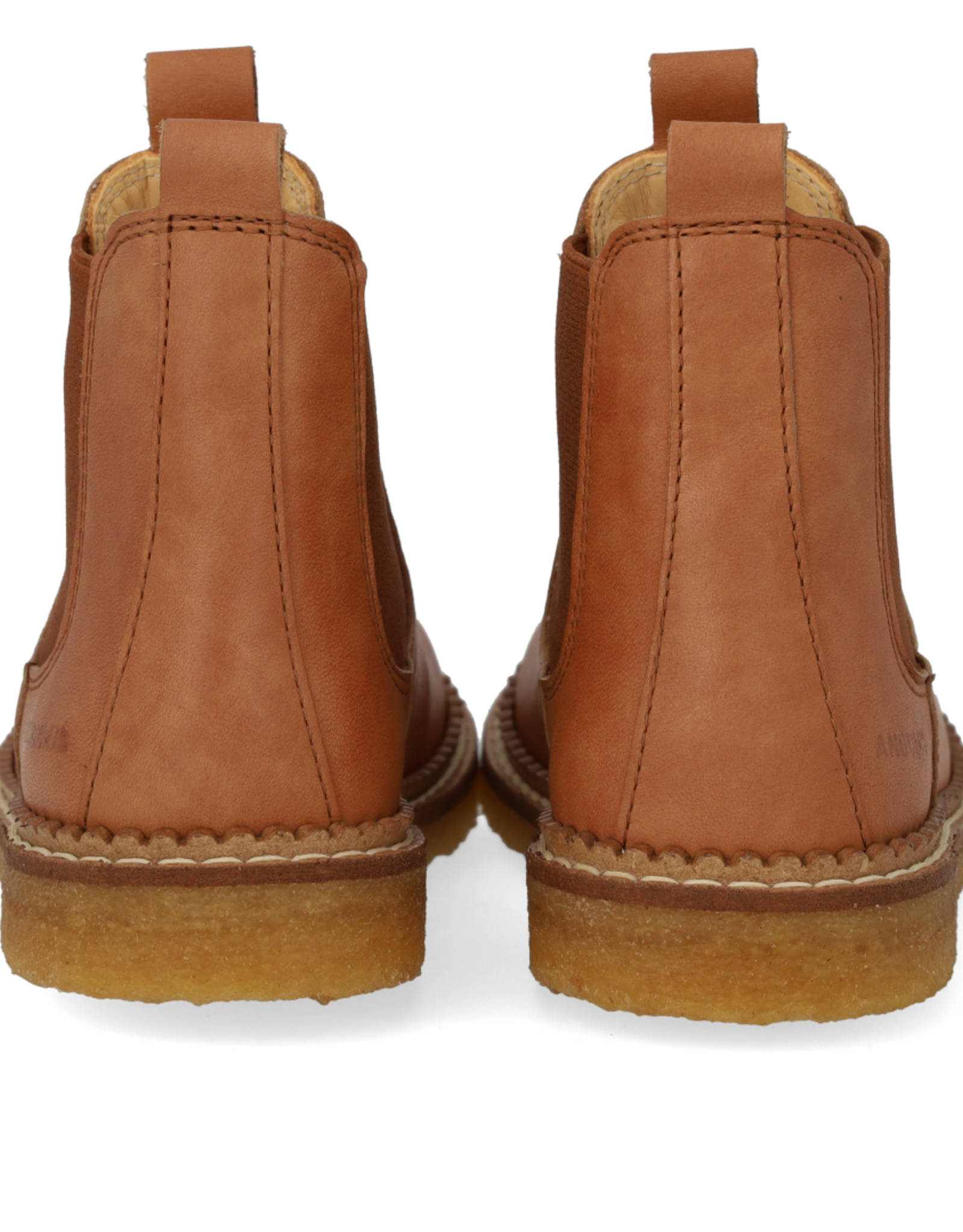 ANGULUS ANGULUS CHELSEA BOOT WITH HEART TAN