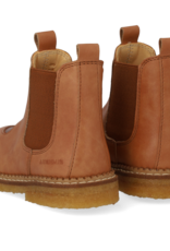 ANGULUS ANGULUS CHELSEA BOOT WITH HEART TAN