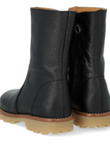 ANGULUS ANGULUS BOOT WITH ZIPPER BLACK LEATHER
