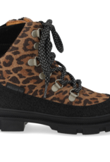 ANGULUS ANGULUS TEX LACE UP BOOT BLACK/LEOPARD