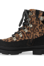 ANGULUS ANGULUS TEX LACE UP BOOT BLACK/LEOPARD