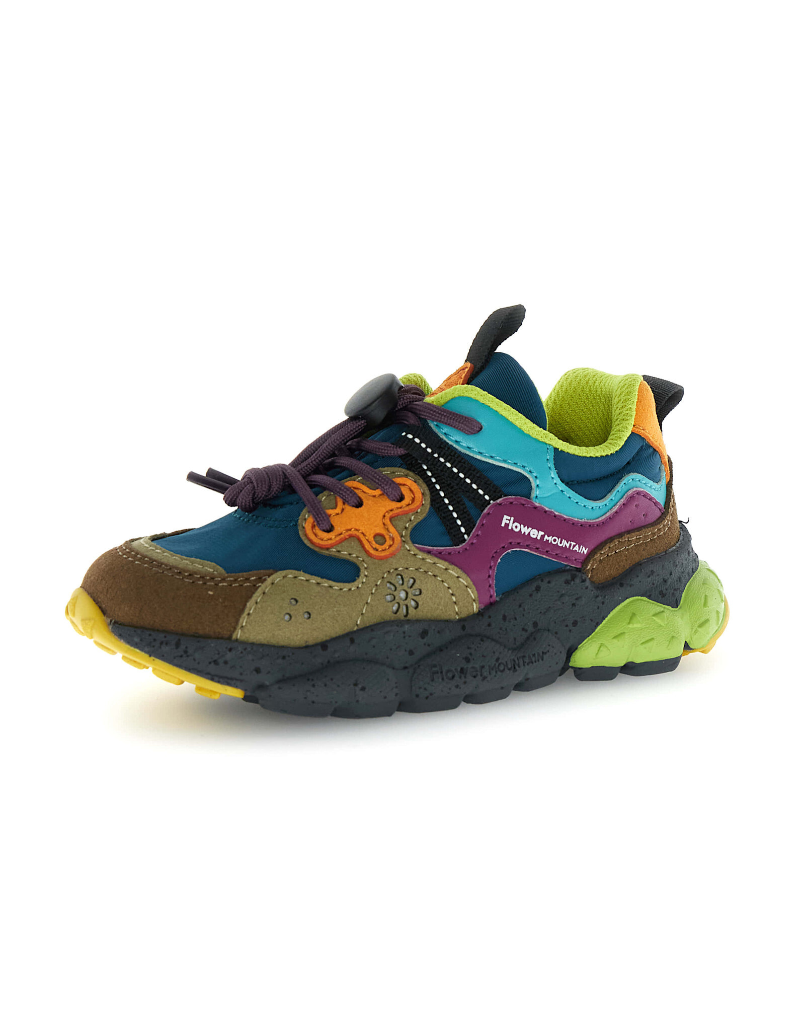 FLOWER MOUNTAIN FLOWER MOUNTAIN RUNNERS YAMANO JUNIOR PETROL/PURPLE