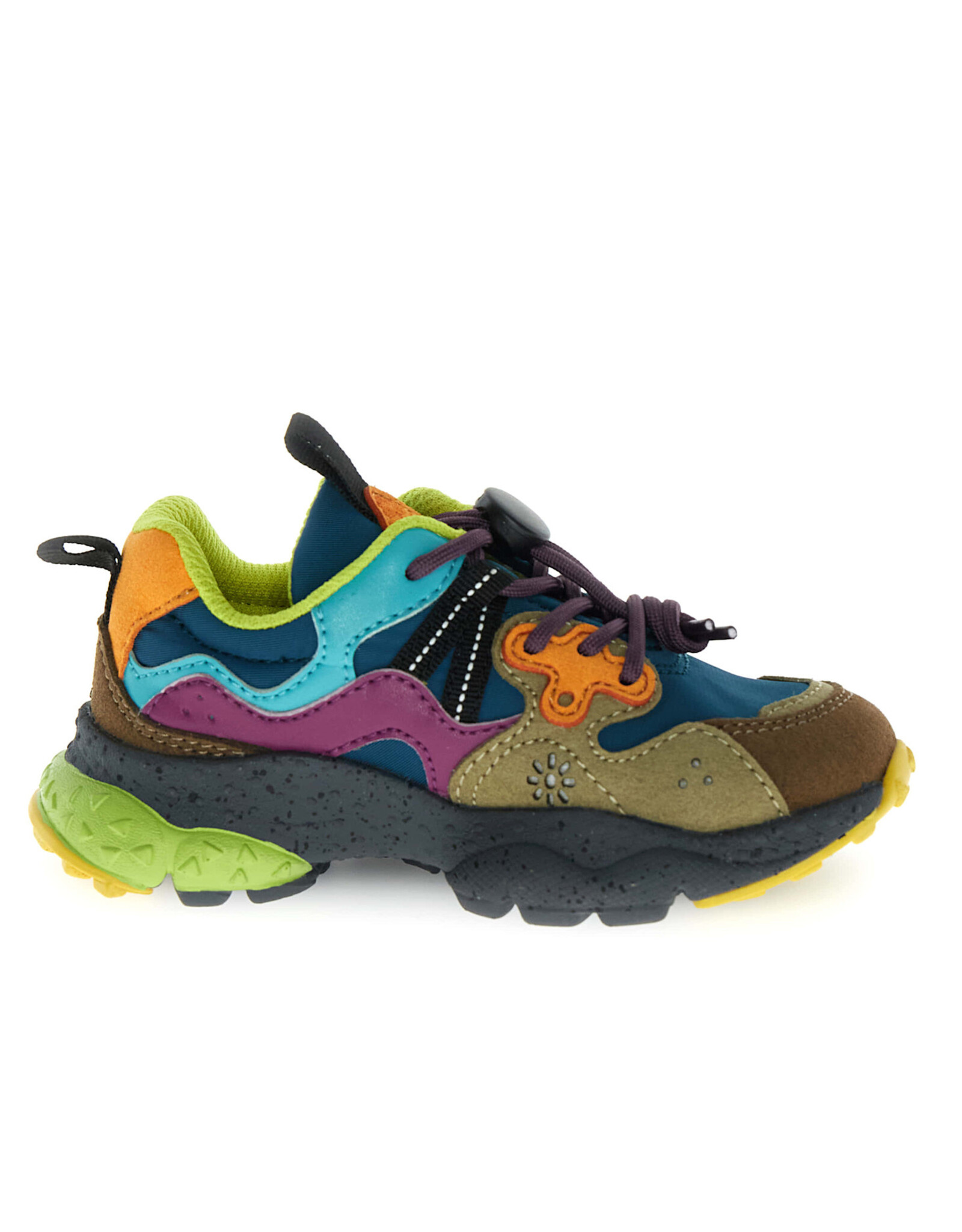 FLOWER MOUNTAIN FLOWER MOUNTAIN RUNNERS YAMANO JUNIOR PETROL/PURPLE