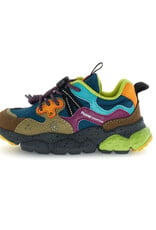 FLOWER MOUNTAIN FLOWER MOUNTAIN RUNNERS YAMANO JUNIOR PETROL/PURPLE