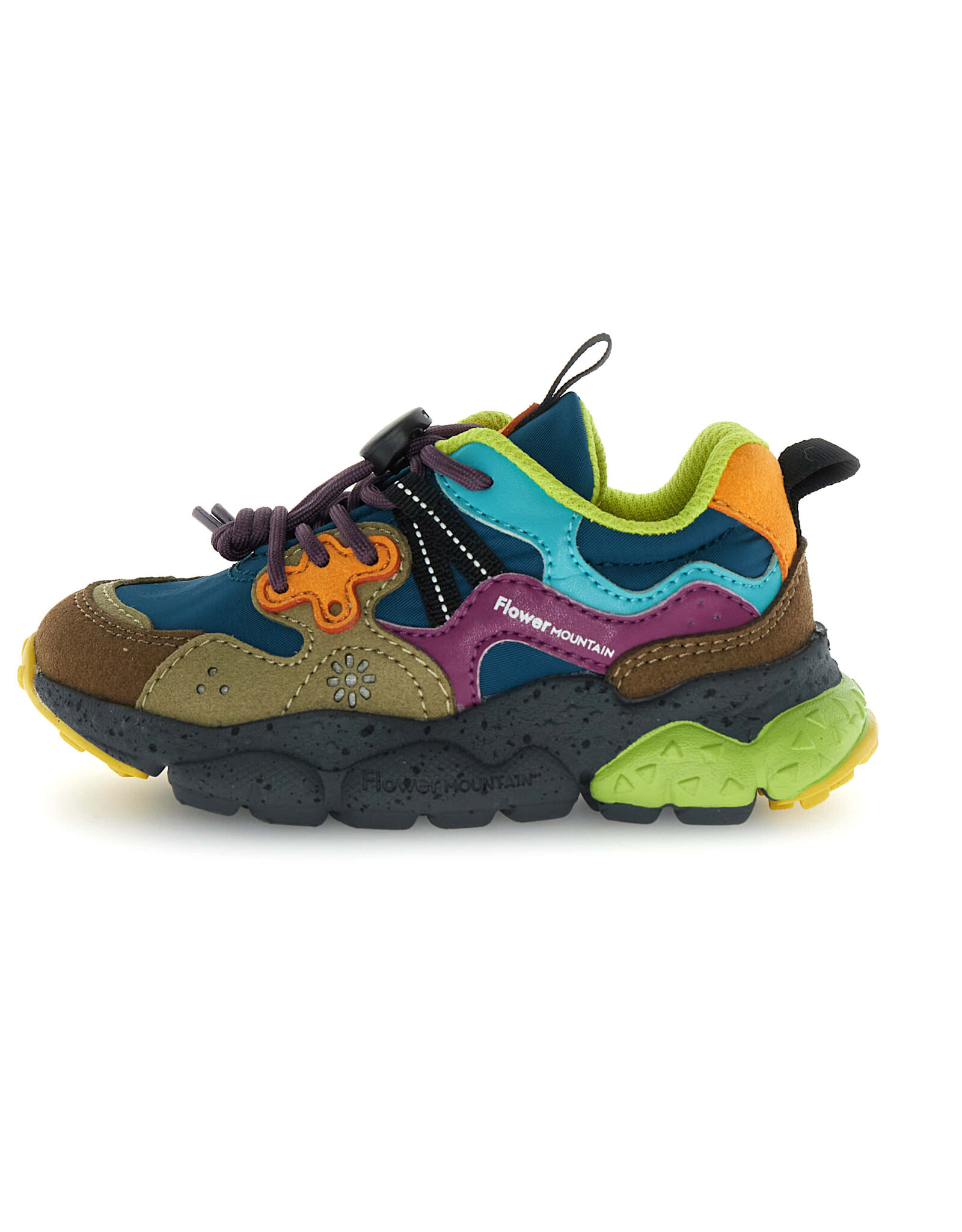 FLOWER MOUNTAIN FLOWER MOUNTAIN RUNNERS YAMANO JUNIOR PETROL/PURPLE