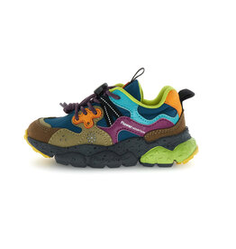 FLOWER MOUNTAIN FLOWER MOUNTAIN RUNNERS YAMANO JUNIOR PETROL/PURPLE