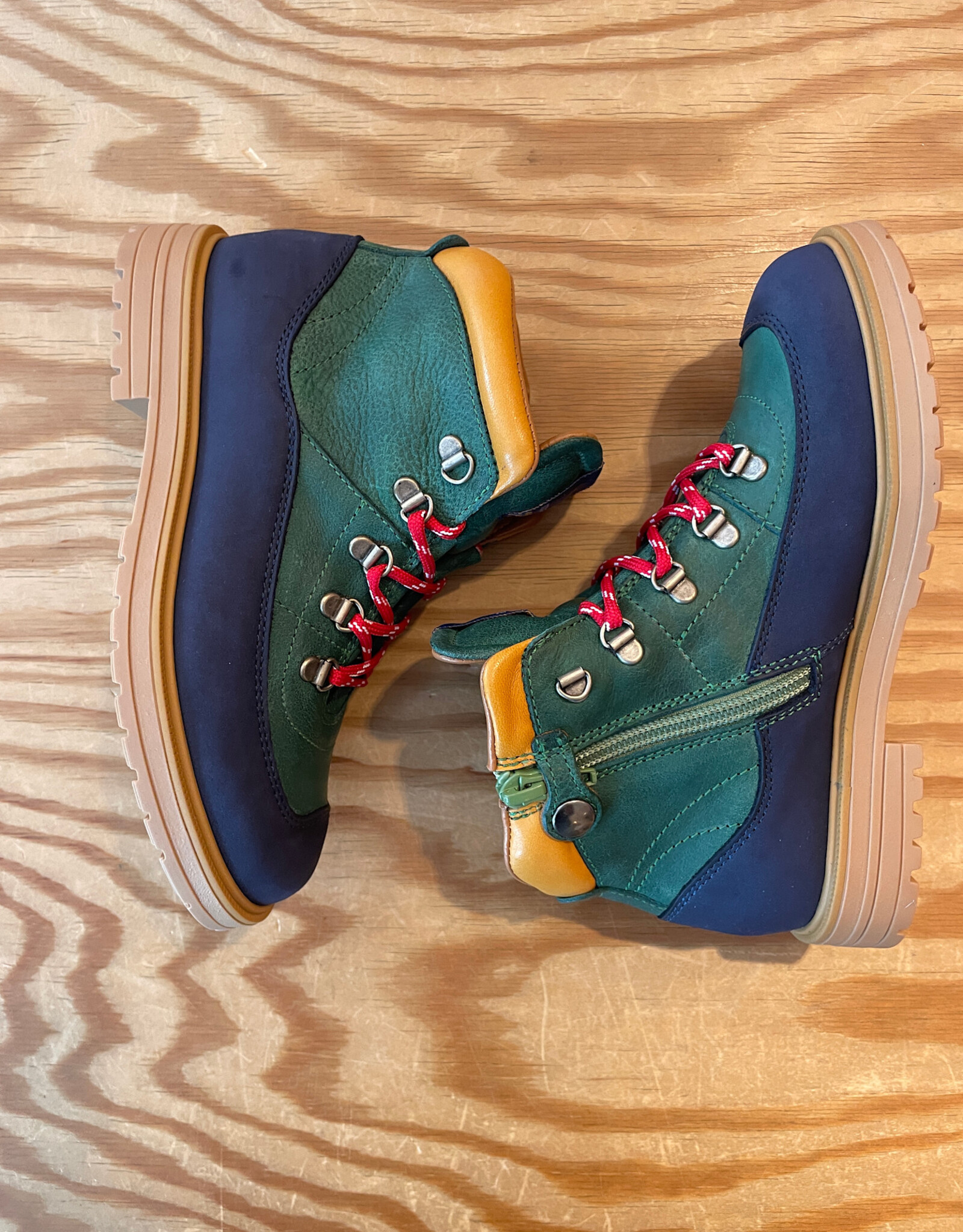 RONDINELLA RONDINELLA 12101 BOOTS BLU/VERDE