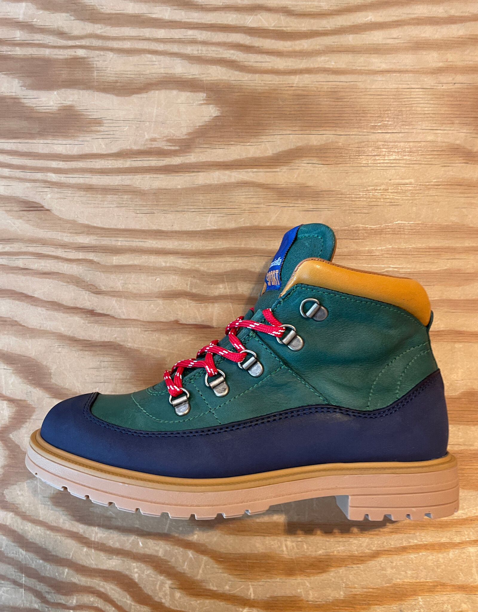 RONDINELLA RONDINELLA 12101 BOOTS BLU/VERDE