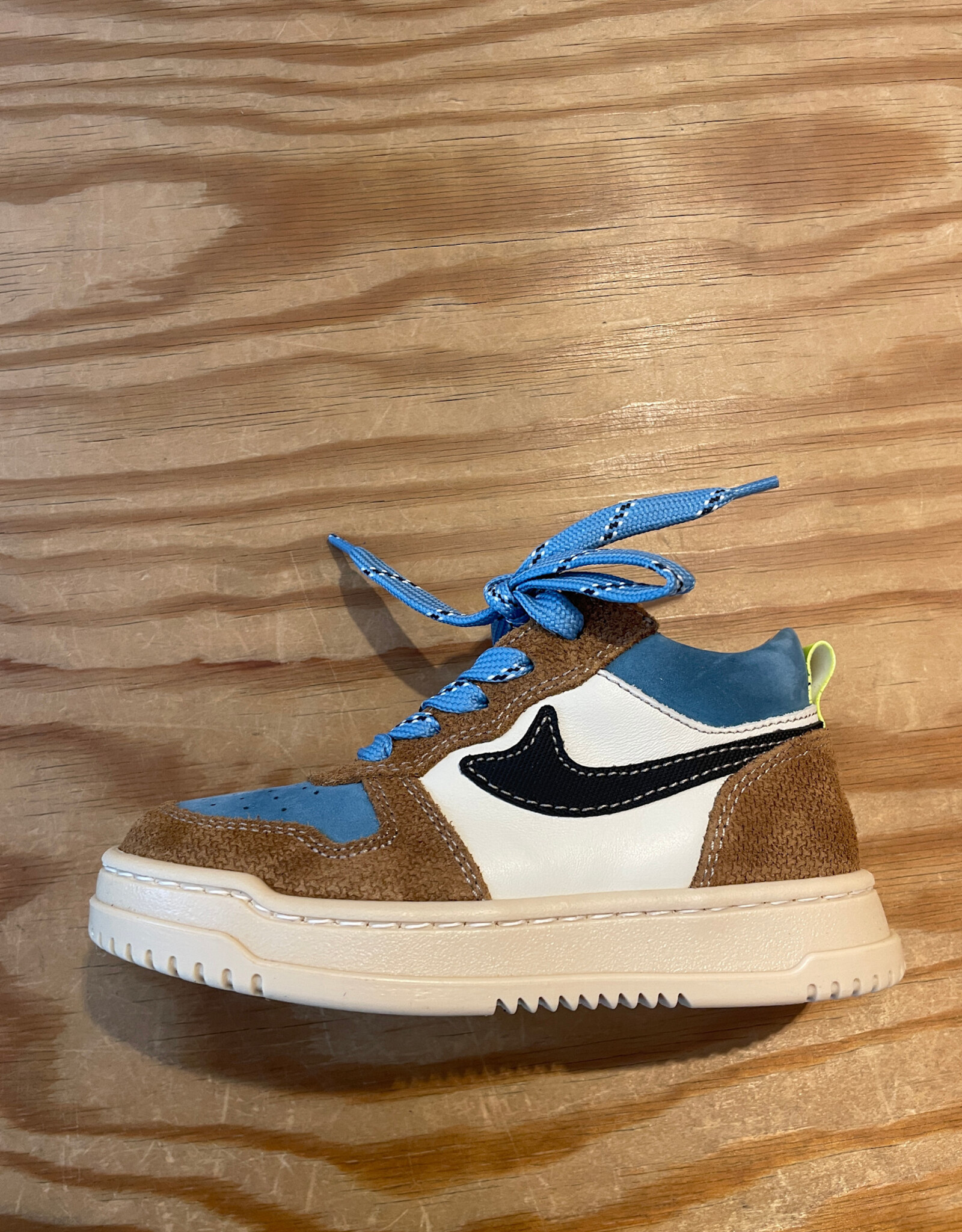 ROMAGNOLI ROMAGNOLI 9591 SNEAKERS PANNA/TURCHESE