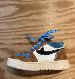 ROMAGNOLI ROMAGNOLI 9591 SNEAKERS PANNA/TURCHESE