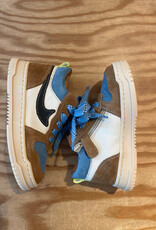 ROMAGNOLI ROMAGNOLI 9591 SNEAKERS PANNA/TURCHESE