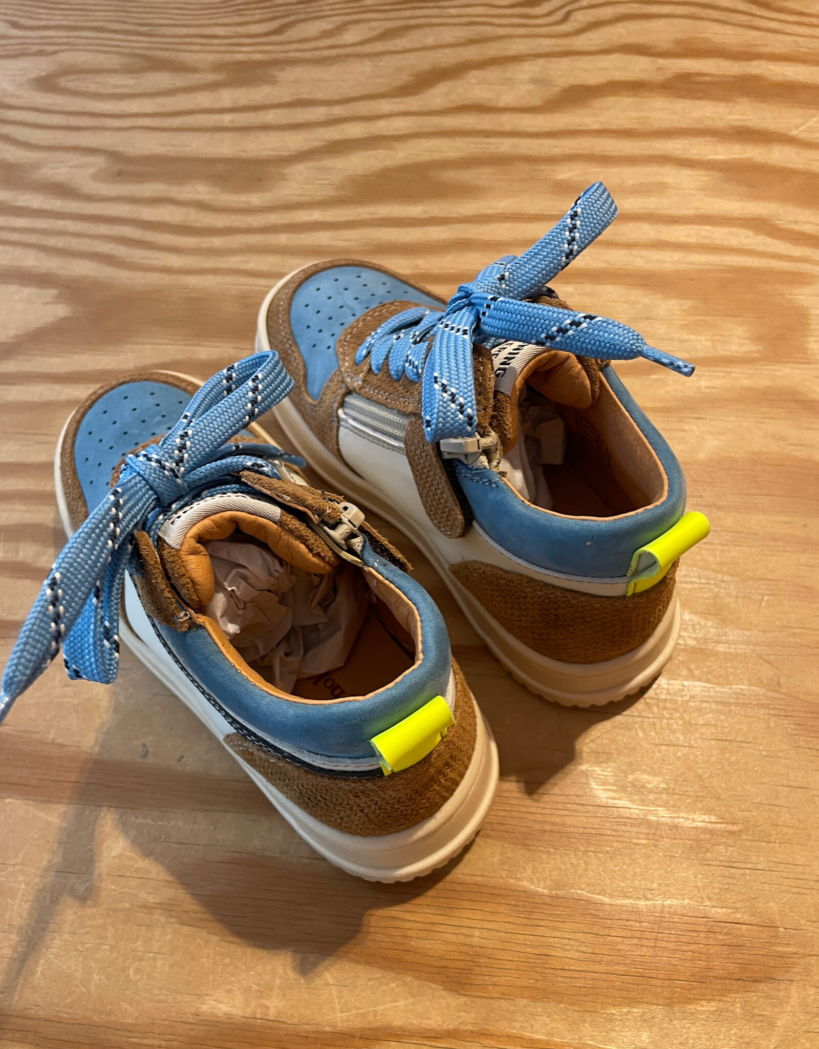 ROMAGNOLI ROMAGNOLI 9591 SNEAKERS PANNA/TURCHESE