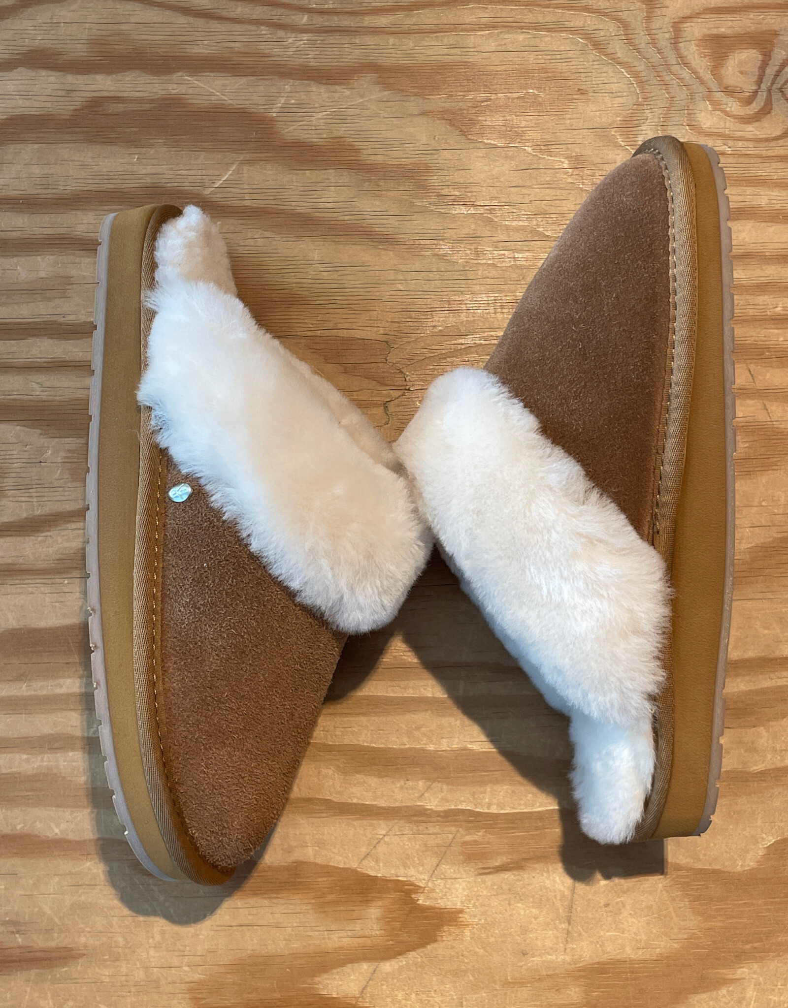 EMU EMU MEGAN COMFORT CAMEL WOOL SLIPPERS