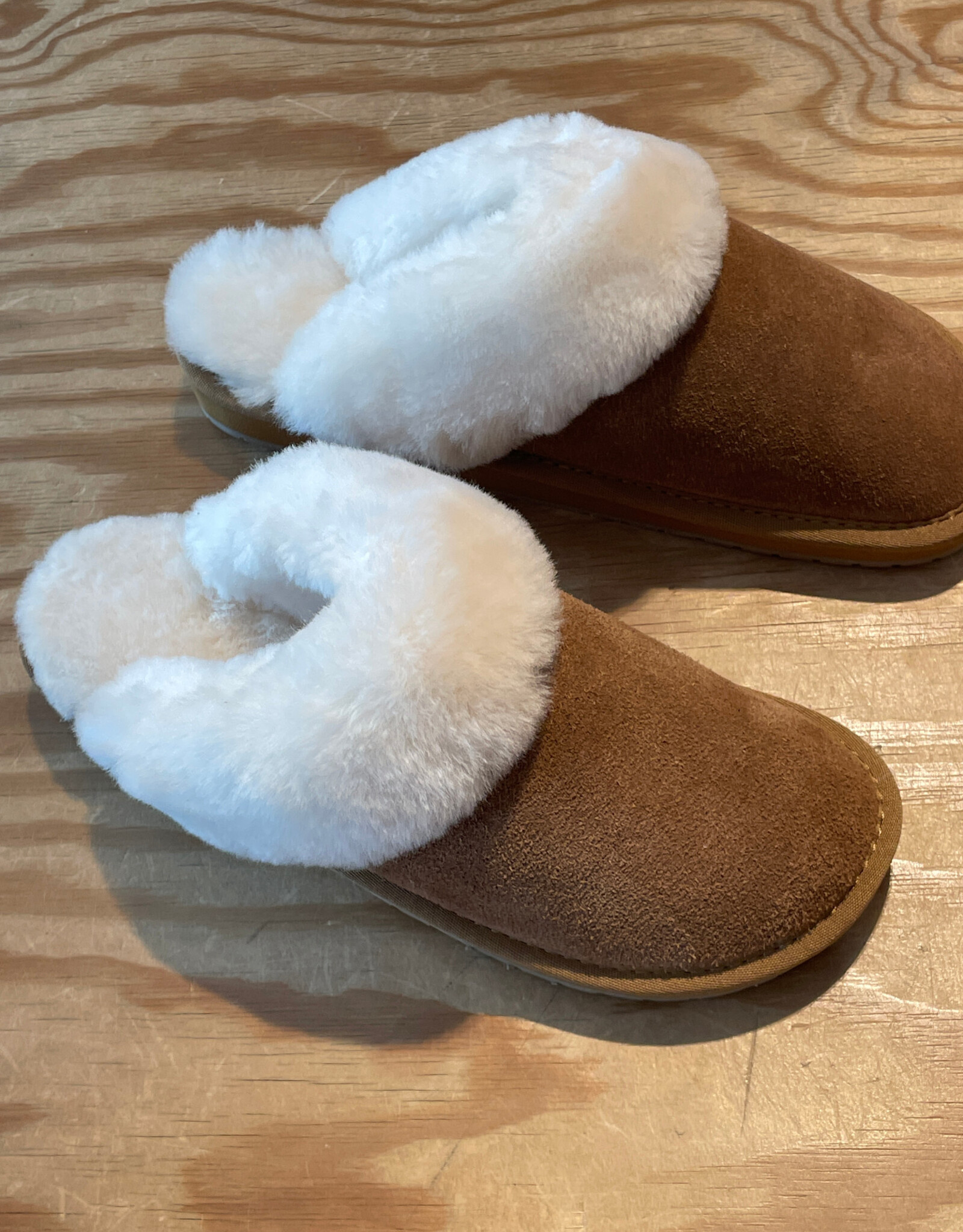 EMU EMU MEGAN COMFORT CAMEL WOOL SLIPPERS