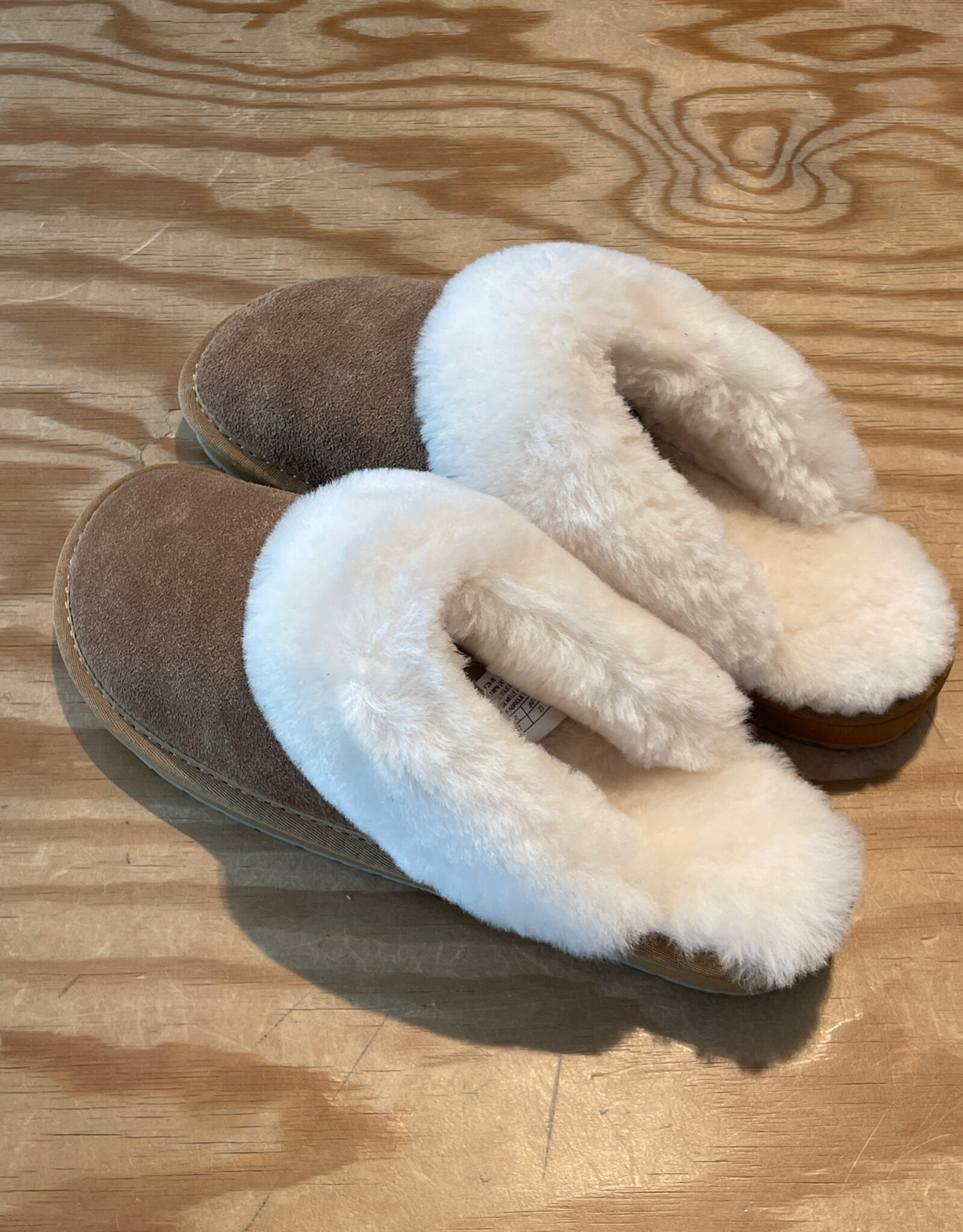 EMU EMU MEGAN COMFORT CAMEL WOOL SLIPPERS