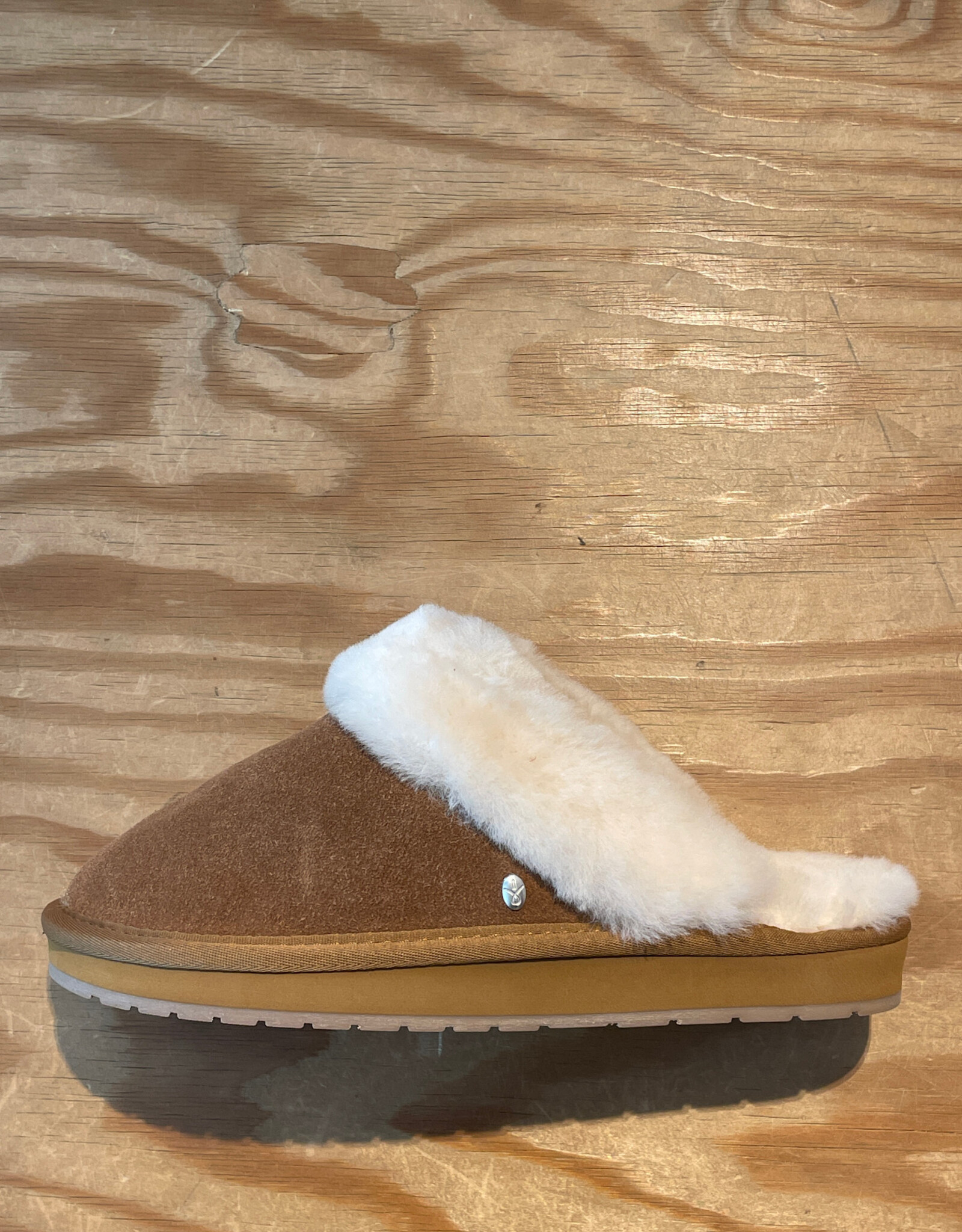 EMU EMU MEGAN COMFORT CAMEL WOOL SLIPPERS