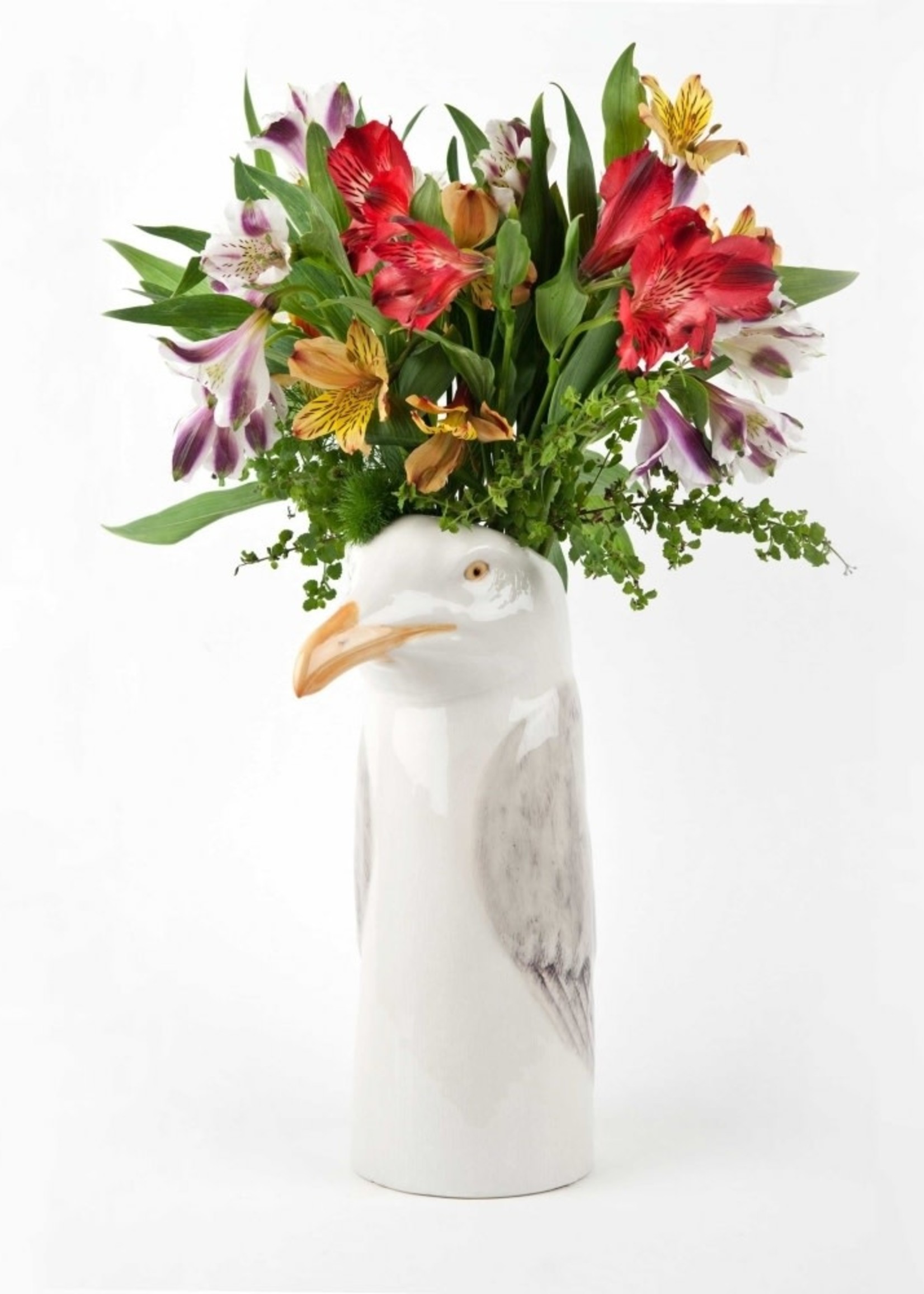 Quail Gull Flower Vase