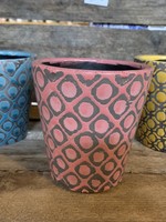 Plant Pots Pink,Yellow & Blue (Price is for One Only)