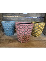 Plant Pots Pink,Yellow & Blue (Price is for One Only)