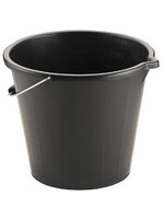 Pro Plas Black Builders Bucket 3 gallon 14 ltr