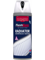 Plasti-Kote Plasti-kote Radiator Spray Paint Gloss white 400ml