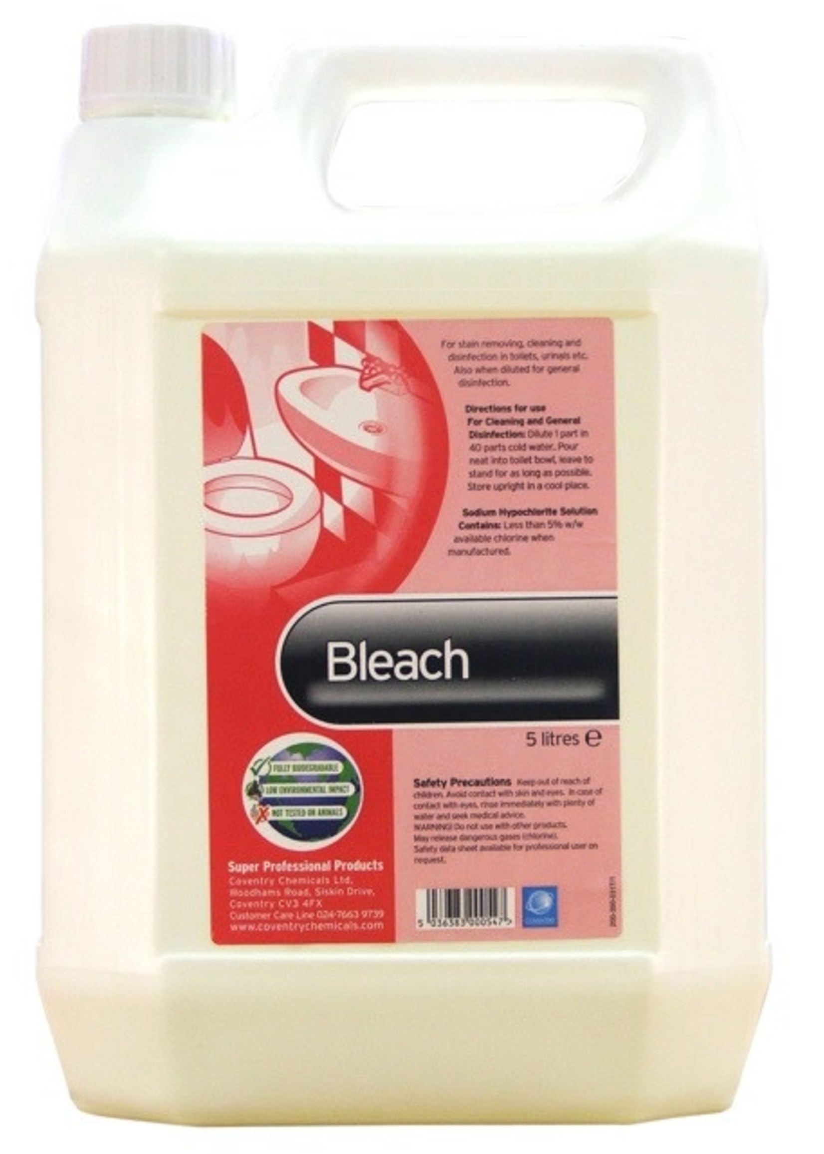 Coventry Chemicals Super Thin Bleach 5L