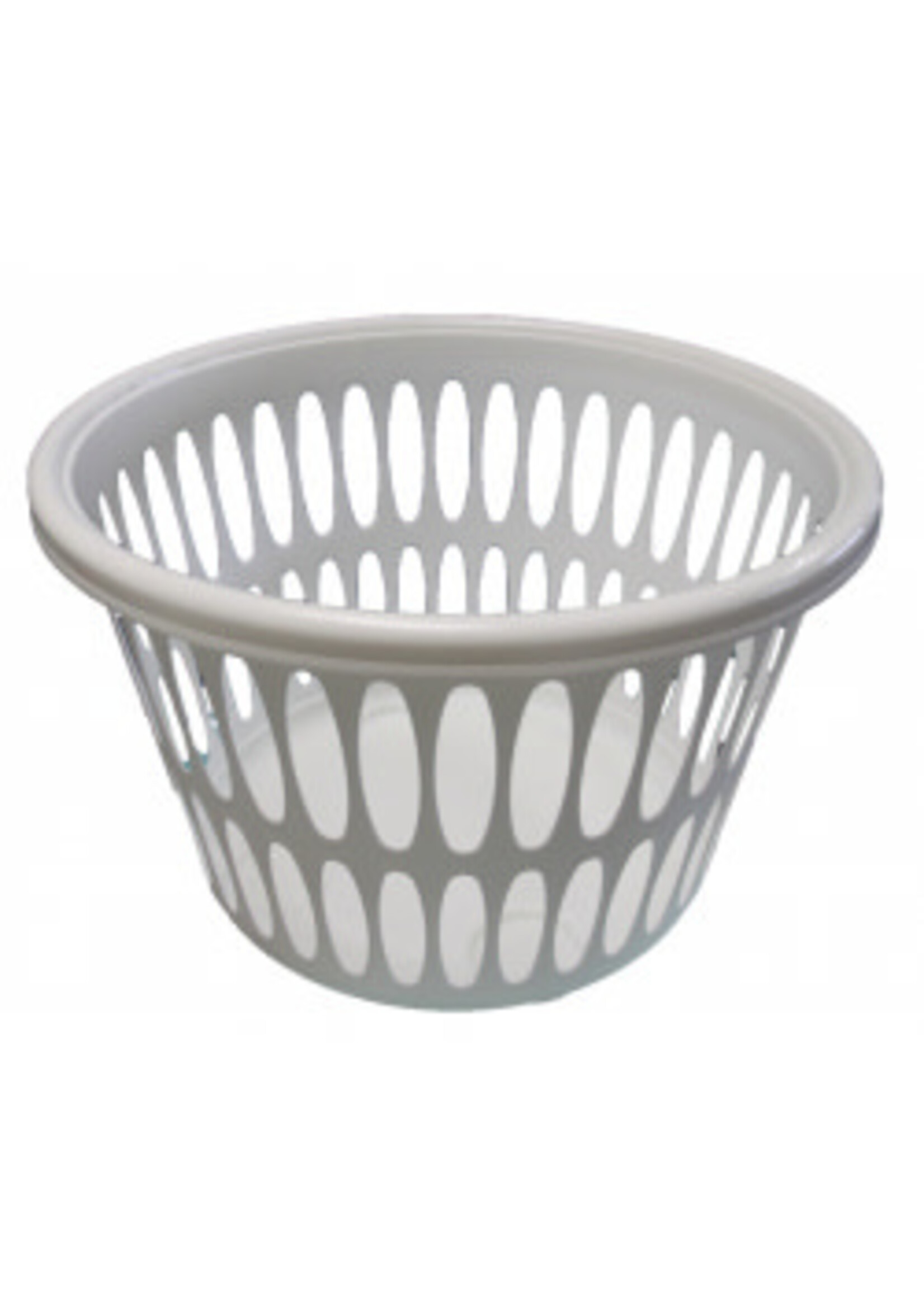 TML Round Laundry Basket Silver
