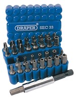 Draper Draper Security Bit Set 33 Piece