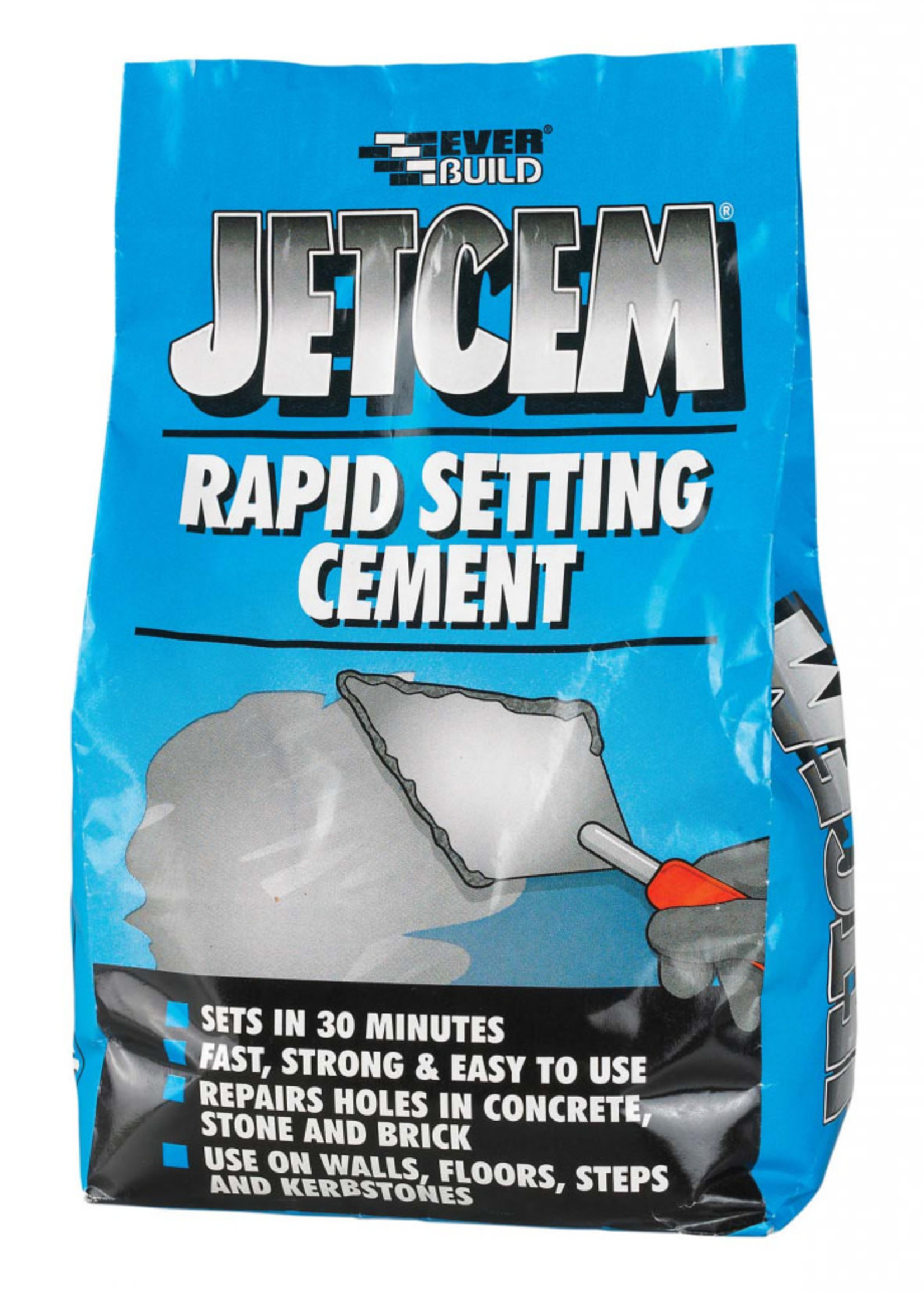 Everbuild Products Everbuild Jetcem Rapid Setting Cement 3kg