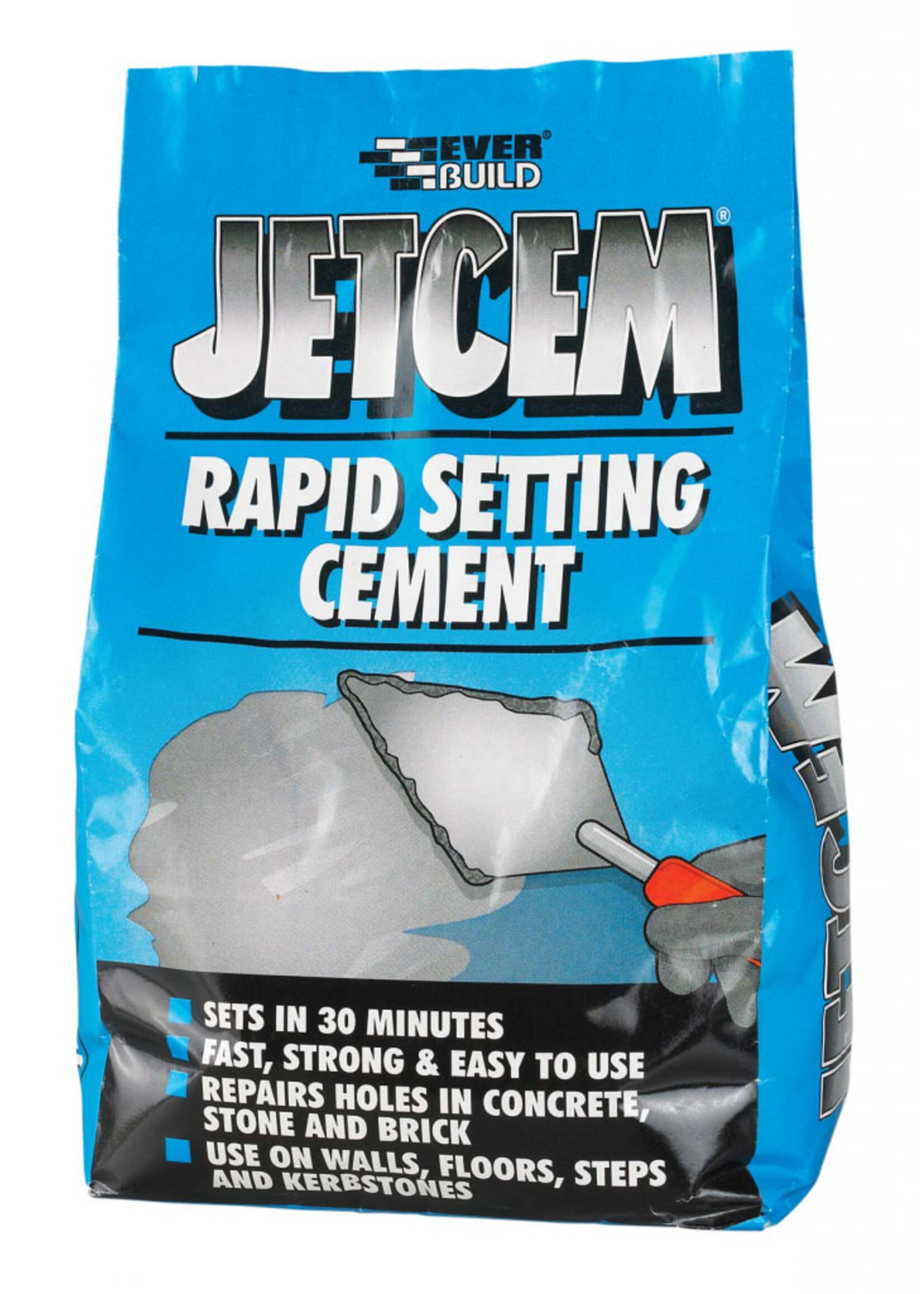 Everbuild Products Everbuild Jetcem Rapid Setting Cement 3kg