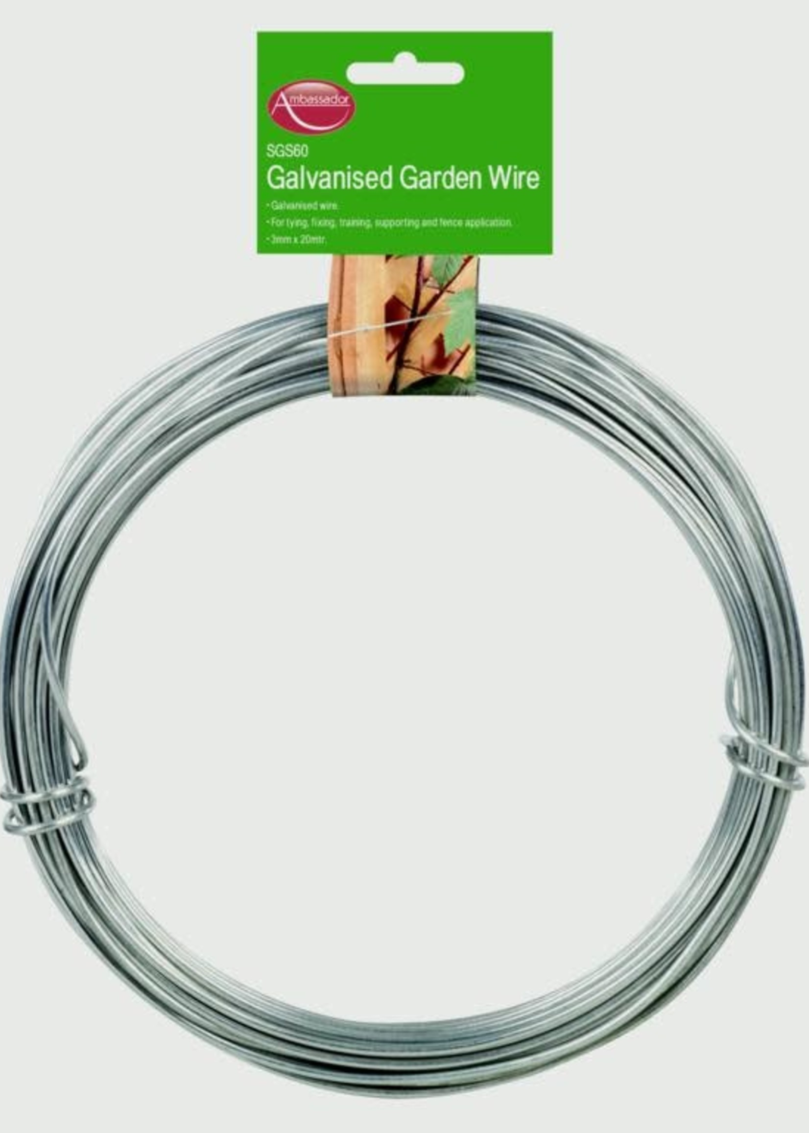 Ambassador Ambassador Galvanised Wire 3mm x 20m
