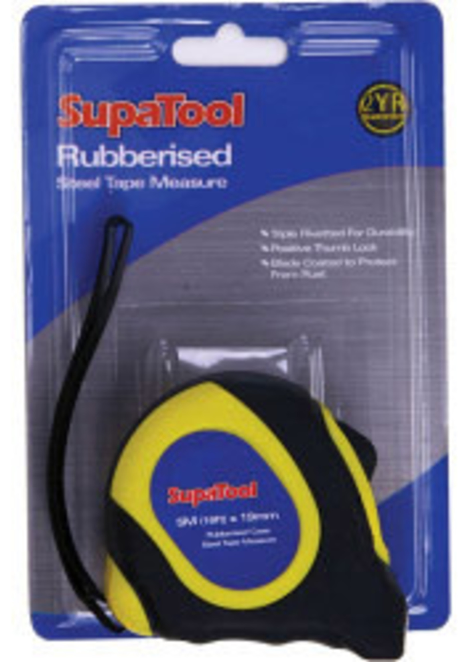 SupaTool SupaTool Rubberised Tape Measure 5m x 19mm