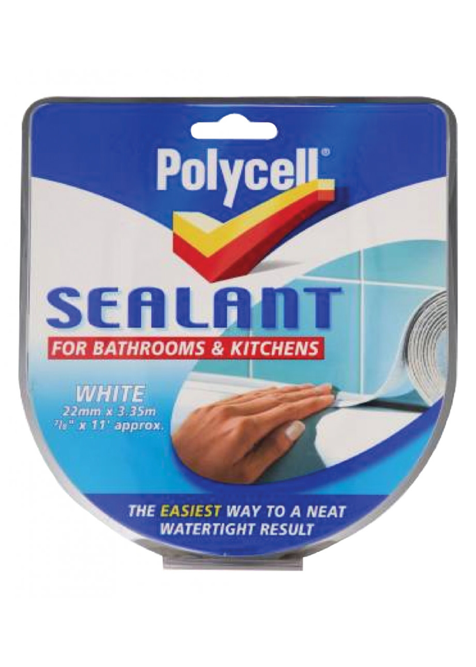 Polycell Polycell Sealant Strip Bathroom & Kitchen - White 22mm