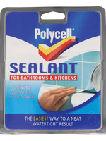 Polycell Polycell Sealant Strip Bathroom & Kitchen - White 41mm