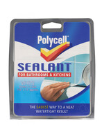 Polycell Polycell Sealant Strip Bathroom & Kitchen - White 41mm