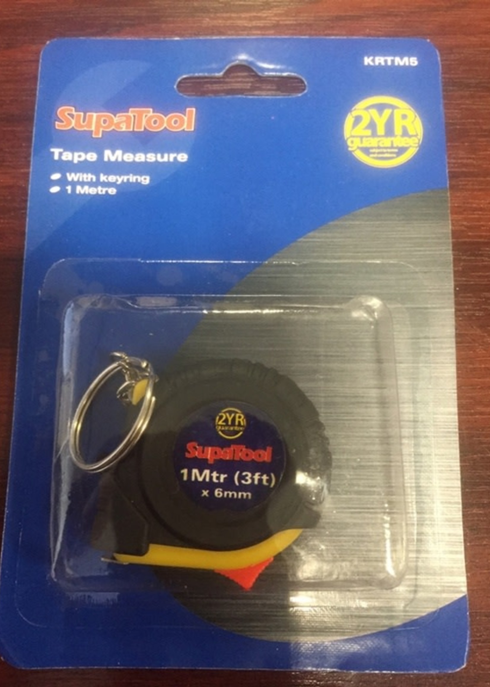 SupaTool SupaTool Mini Tape Measure With Keyring 1m