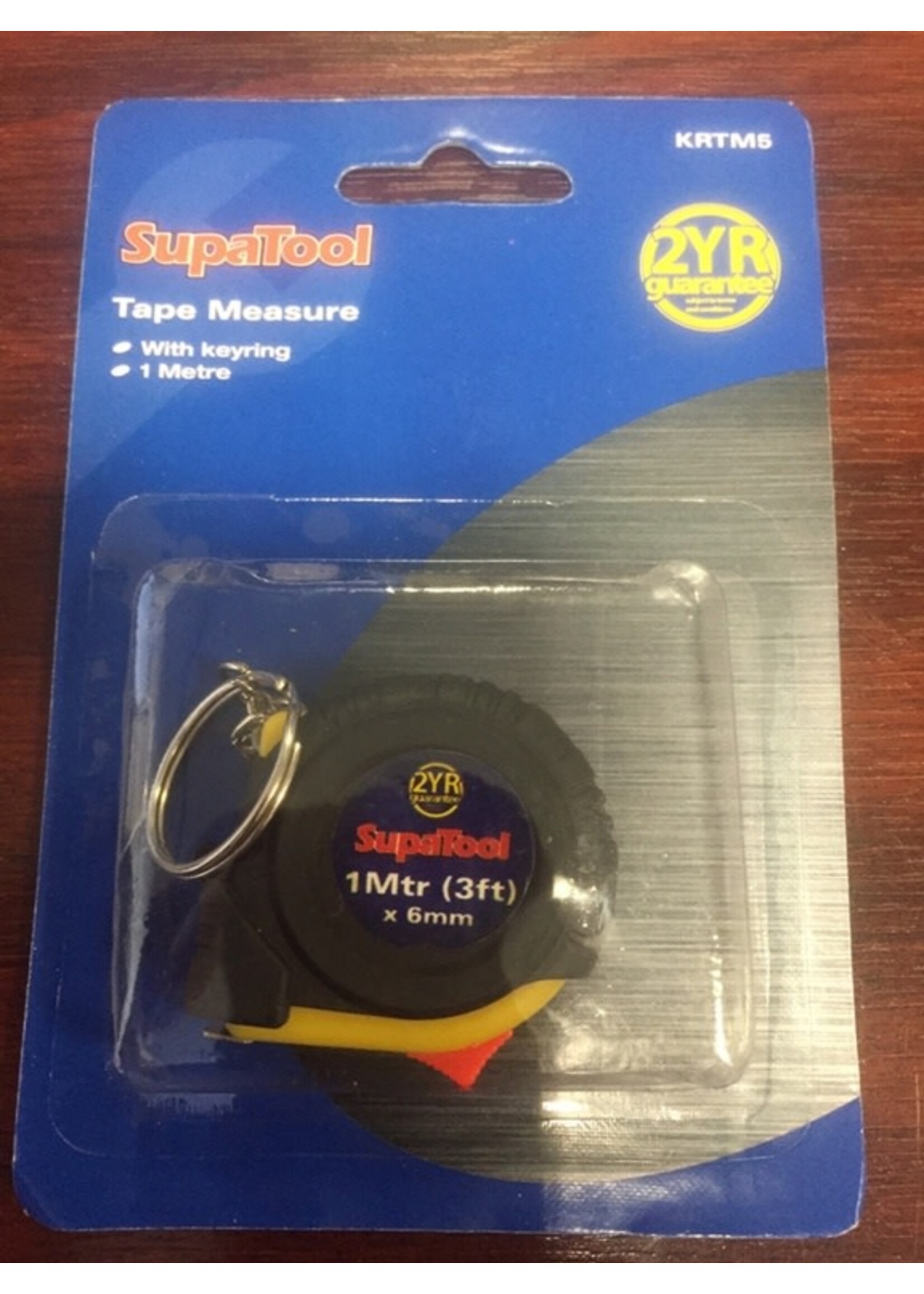SupaTool SupaTool Mini Tape Measure With Keyring 1m
