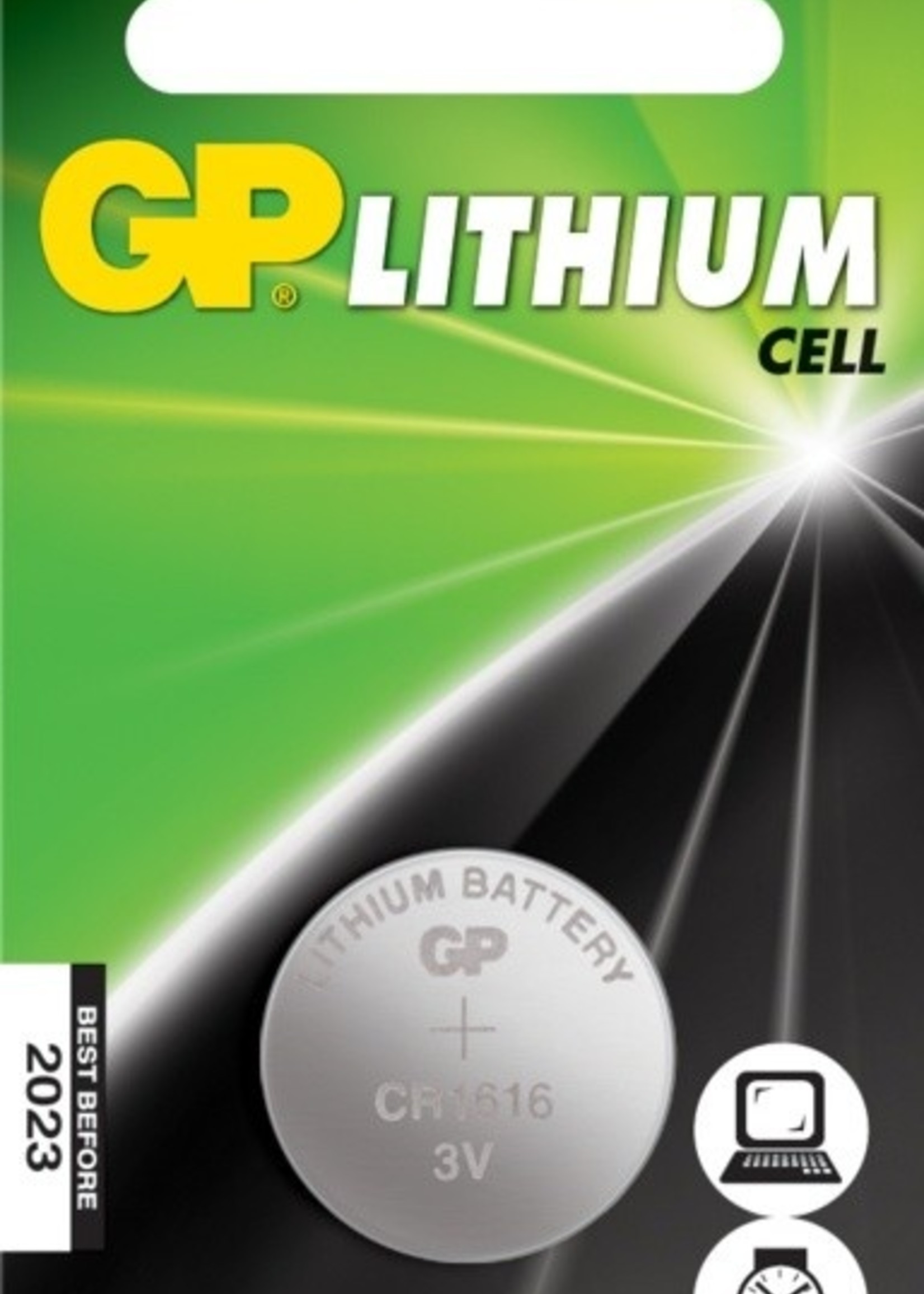 GP GP Lithium Button Cell Battery CR1616