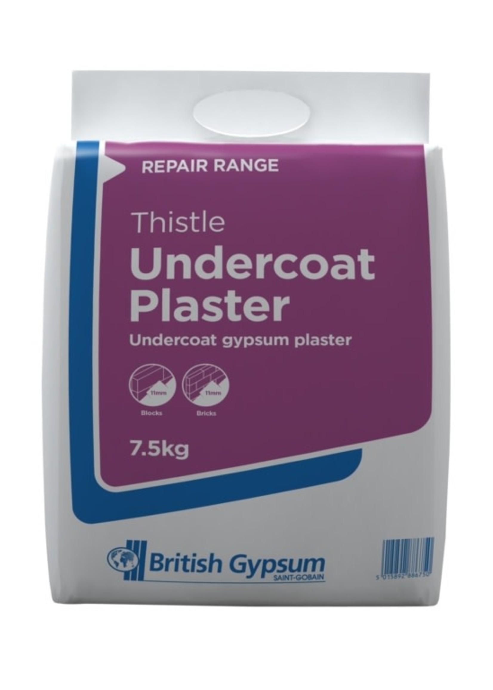 Artex Ltd Artex Thistle Undercoat Plaster 7.5kg