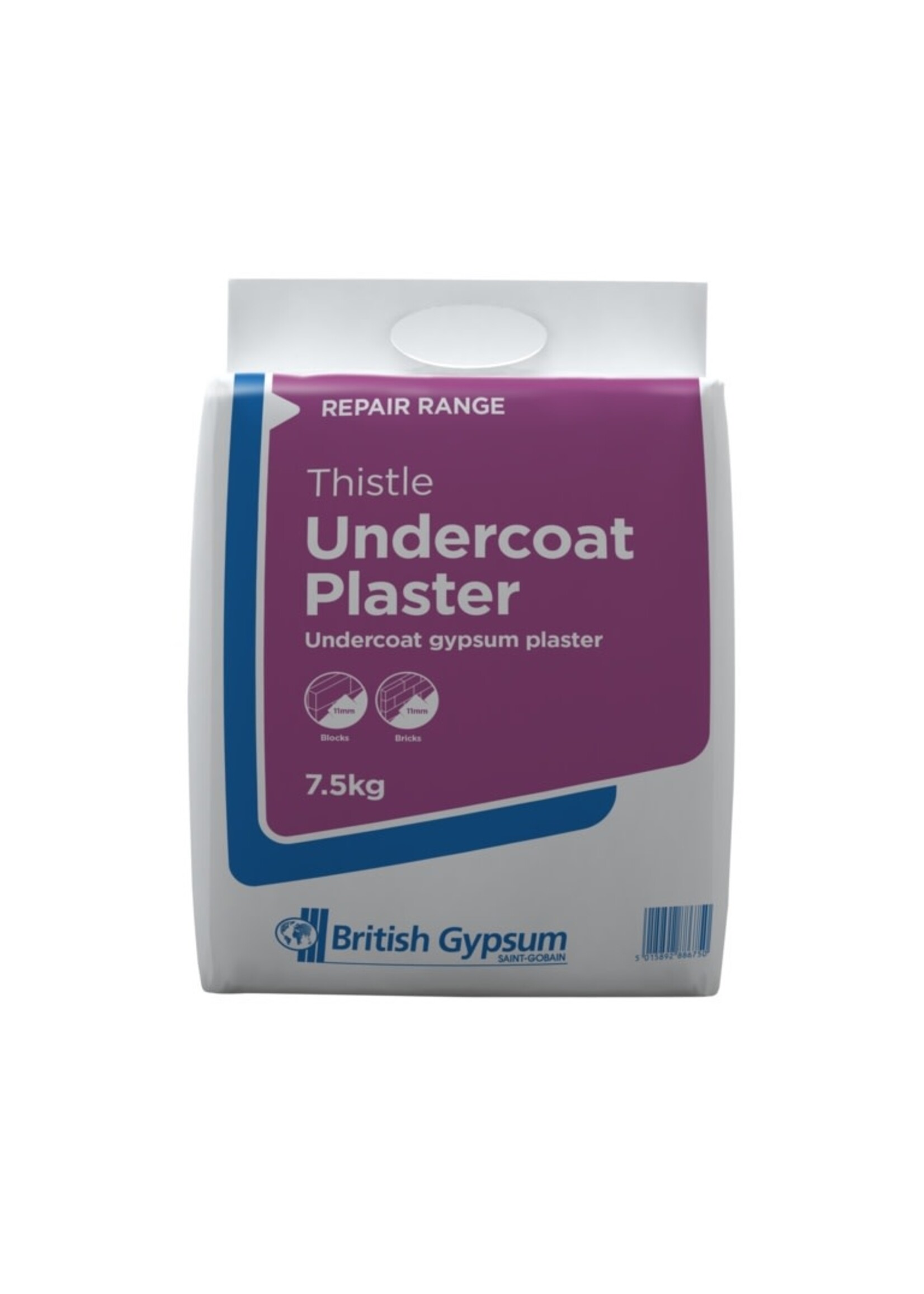 Artex Ltd Artex Thistle Undercoat Plaster 7.5kg